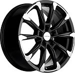Khomen Wheels KHW1808 (Xceed/CX-5/Mazda3) 7.5x18 5x114.3 ET 45 Dia 67.1 Black-FP