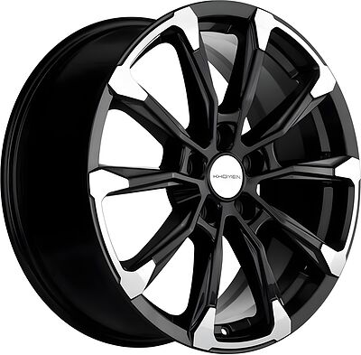 Khomen Wheels KHW1808 (Xceed/CX-5/Mazda3) 7.5x18 5x114.3 ET 45 Dia 67.1 Black-FP