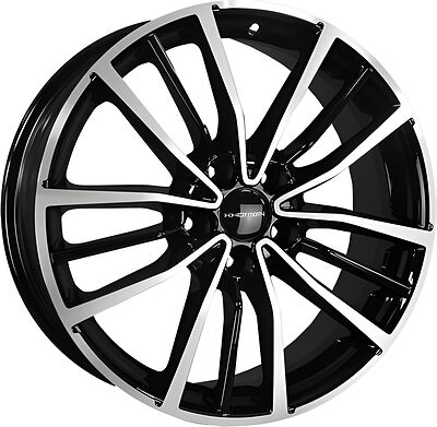 Khomen Wheels KHW1812 (Geely Coolray) 7x18 5x114.3 ET 53 Dia 54.1 Black-FP