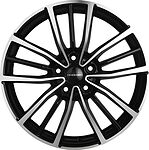 Khomen Wheels KHW1812 (Haval Dargo) 7x18 5x114.3 ET 40 Dia 66.5 Black-FP