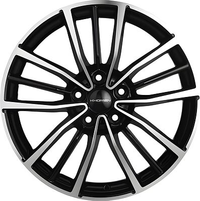 Khomen Wheels KHW1812 (Haval Dargo) 7x18 5x114.3 ET 40 Dia 66.5 Black-FP