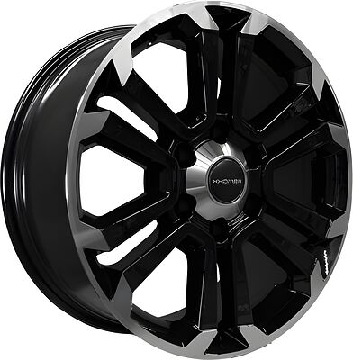 Khomen Wheels KHW1817 (Foton G7) 7.5x18 6x139.7 ET 30 Dia 108.1 Black-FP