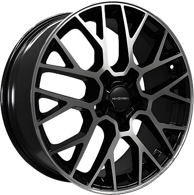 Khomen Wheels KHW1818 (Changan/Geely/Lexus/Suzuki/Toyota) 7x18 5x114.3 ET 35 Dia 60.1 Black-FP
