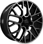 Khomen Wheels KHW1818 (Chery Tiggo 7 (Pro/Pro Max)) 7x18 5x108 ET 33 Dia 60.1 Black-FP