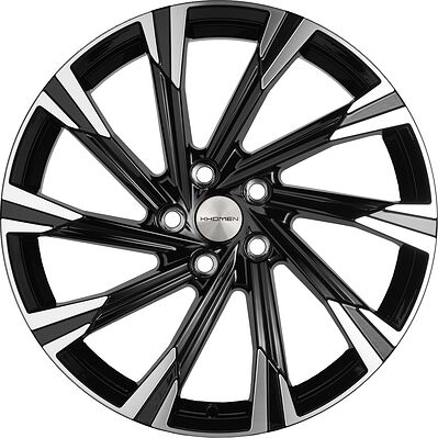 Khomen Wheels KHW1901 7.5x19 5x108 ET 46 Dia 63.4 BLACK-FP
