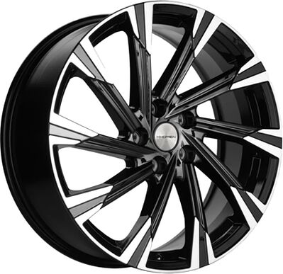 Khomen Wheels KHW1901 (Volvo XC) 7.5x19 5x108 ET 50.5 Dia 63.4 Black-FP