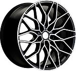 Khomen Wheels KHW1902 BMW Front 8.5x19 5x112 ET 30 Dia 66.6 Black-FP