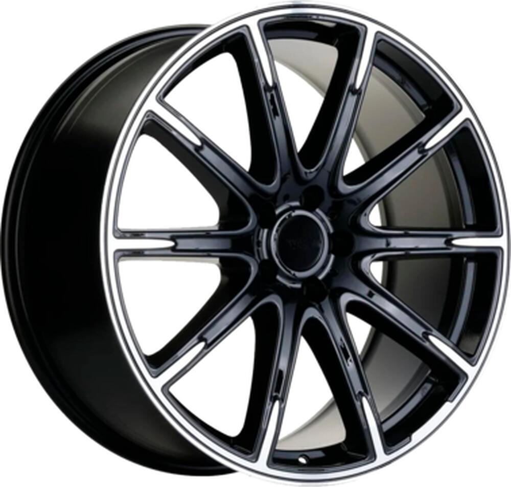 Khomen Wheels KHW1903 (MB A/C/E/S Class) 8.5x19 5x112 ET 46 Dia 66.6 Black-FP