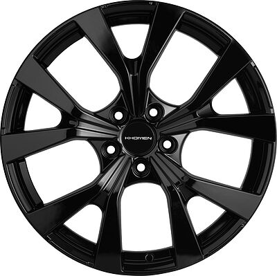 Khomen Wheels KHW1906 7x19 5x114.3 ET 40 Dia 64.1 BLACK