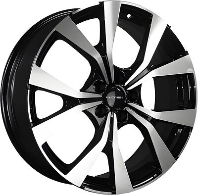 Khomen Wheels KHW1906 (Haval Dargo) 7x19 5x114.3 ET 40 Dia 66.6 Black-FP