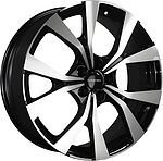 Khomen Wheels KHW1906 (Mazda CX-5/CX-8) 7x19 5x114.3 ET 45 Dia 67.1 Black-FP