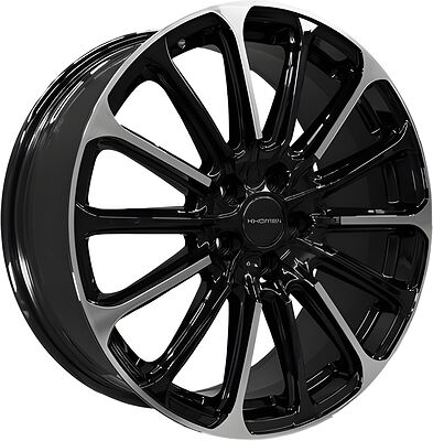 Khomen Wheels KHW1910 (Haval Dargo) 7.5x19 5x114.3 ET 40 Dia 66.6 Black-FP