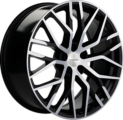 Khomen Wheels KHW2005 Audi/VW 8x20 5x112 ET 33 Dia 66 Black-FP