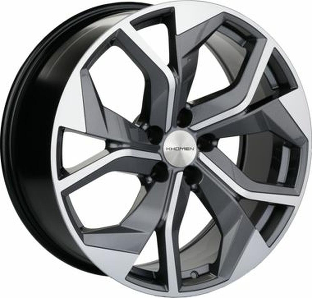 Khomen Wheels KHW2006 (A7) 8.5x20 5x112 ET 30 Dia 66.5 Gray-FP