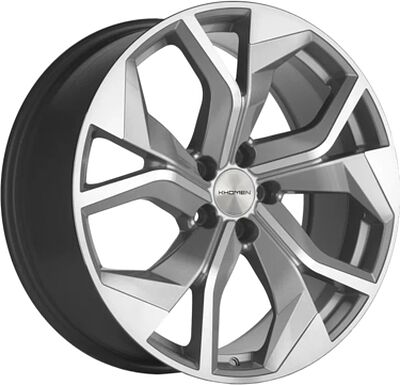 Khomen Wheels KHW2006 (RX) 8.5x20 5x114.3 ET 30 Dia 60.1 Silver-FP