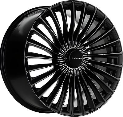 Khomen Wheels KHW2008 Mercedes Front 8x20 5x112 ET 38 Dia 66 Black
