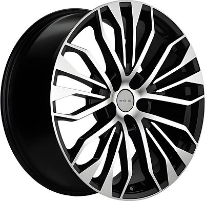 Khomen Wheels KHW2009 (Tugella) 8.5x20 5x108 ET 46 Dia 63.4 Black-FP