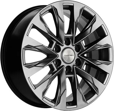 Khomen Wheels KHW2010 (LC 300 Tuning) 8x20 6x139.7 ET 45 Dia 95.1 Dark Chrome