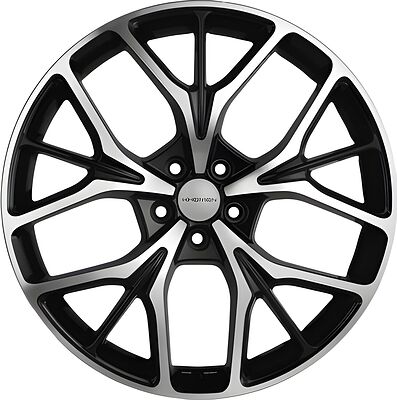 Khomen Wheels KHW2012 (OMODA C5) 8x20 5x108 ET 33 Dia 60.1 Black-FP