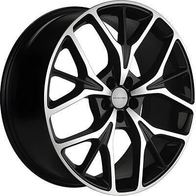 Khomen Wheels KHW2012 (Touareg) 8x20 5x112 ET 33 Dia 66.6 Black-FP