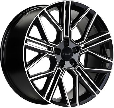 Khomen Wheels KHW2101 (E-tron) 9.5x21 5x112 ET 36 Dia 66.6 Black-FP