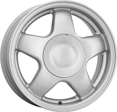 КиК 5 спиц 5.5x14 4x98 ET 35 Dia 58.6 сильвер