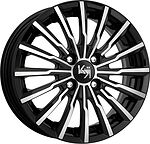 КиК Акцент 5.5x14 4x100 ET 45 Dia 67.1 алмаз черный