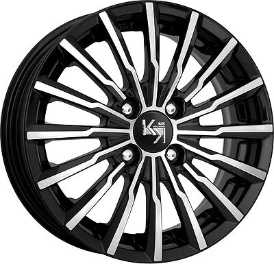 КиК Акцент 5.5x14 4x100 ET 43 Dia 60.1 алмаз черный