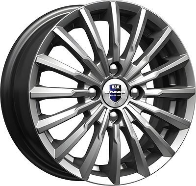 КиК Акцент 7x17 5x108 ET 45 Dia 60.1 дарк платинум