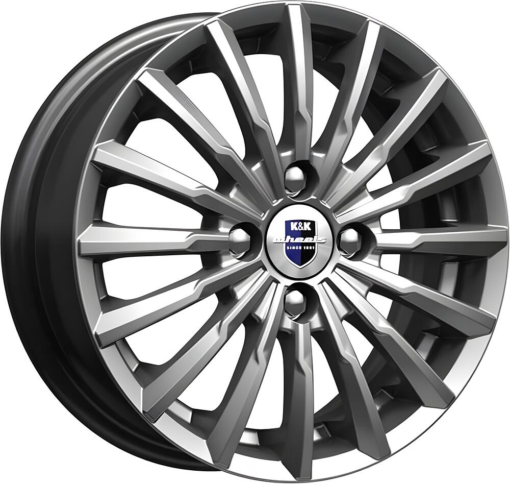 КиК Акцент 7x17 4x100 ET 45 Dia 67.1 дарк платинум