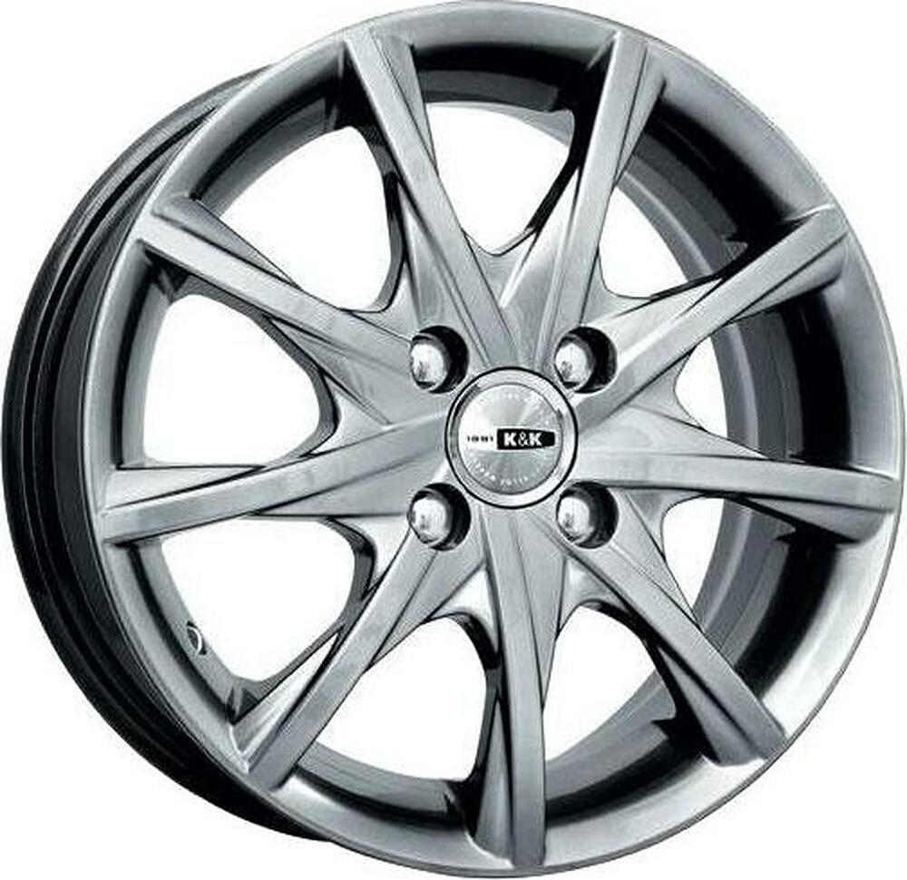 КиК Алькор 6x15 4x100 ET 45 Dia 72.6 сильвер