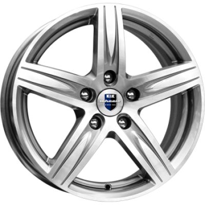 КиК Андорра 7x17 5x105 ET 38 Dia 56.6 алмаз аргентум