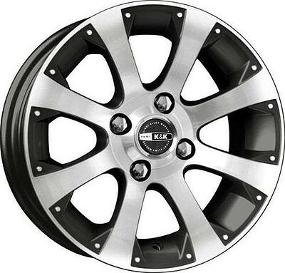 КиК Аркада Риф 5.5x14 4x98 ET 18 Dia 58.5 алмаз черный