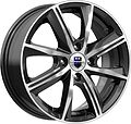 КиК Арнар 6x15 4x100 ET 40 Dia 67.1 алмаз_черный_sk