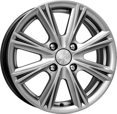 КиК Аттика 5.5x14 4x100 ET 43 Dia 60.1 блэк платинум