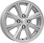 КиК Аттика 5.5x14 4x98 ET 35 Dia 58.5 сильвер КиК Аттика 5.5x14 4x98 ET 35 Dia 58.5 сильвер