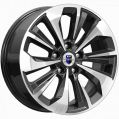 КиК Авиор 7x17 5x114.3 ET 40 Dia 67.1 алмаз черный