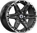 КиК Дистрикт 8x18 6x139.7 ET 36 Dia 100.1 алмаз черный