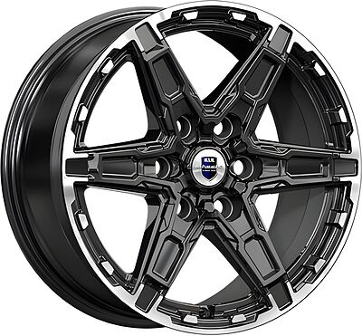 КиК Дистрикт 8x18 6x114.3 ET 42 Dia 66.1 черный бриллиант