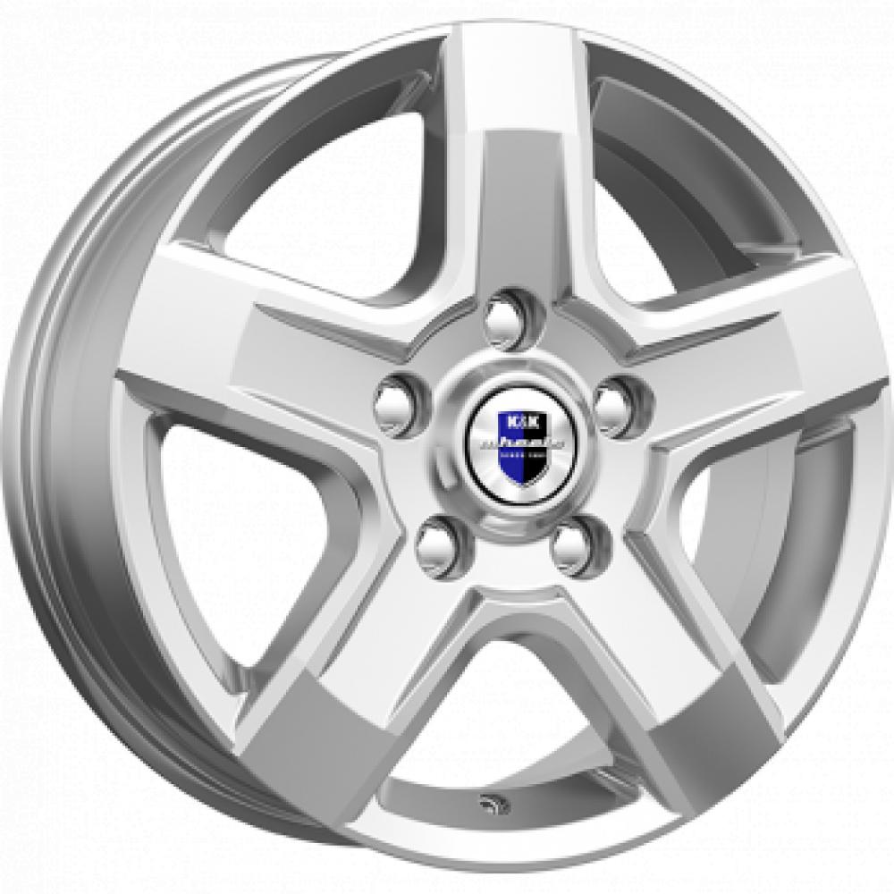 КиК Эллада 6.5x16 5x112 ET 50 Dia 57.1 сильвер