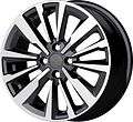 КиК Эрман 6.5x16 4x100 ET 41 Dia 60.1 алмаз черный
