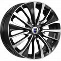 КиК Flanker 6.5x17 5x114.3 ET 49 Dia 67.1 алмаз черный