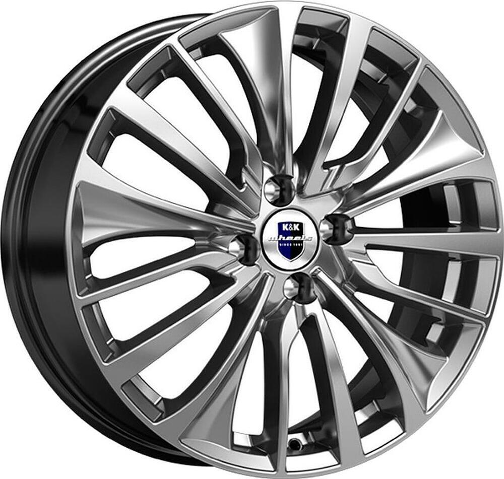 КиК Flanker 6.5x17 4x100 ET 43 Dia 60.1 блэк платинум