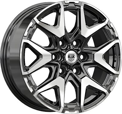 КиК Гангут 7.5x18 6x114.3 ET 46 Dia 67.1 алмаз черный