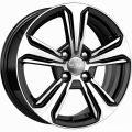 КиК KC777 Hyundai solaris 6x15 4x100 ET 48 Dia 54.1 алмаз черный