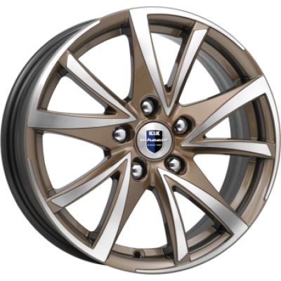 КиК Игуана 5.5x14 4x100 ET 35 Dia 67.1 алмаз брасс