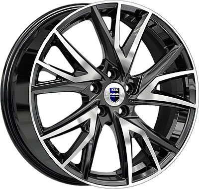 КиК Кайлас 6x18 5x108 ET 33 Dia 60 алмаз черный