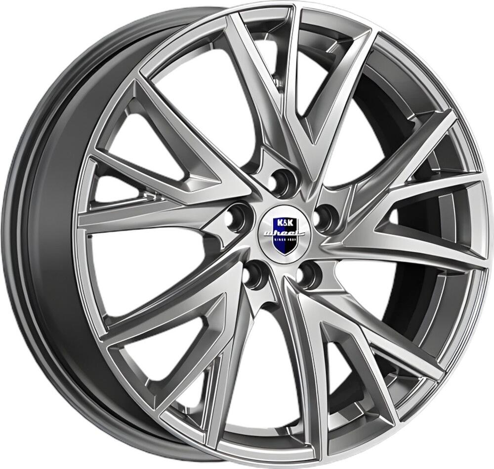 КиК Кайлас 6.5x18 5x108 ET 33 Dia 60.1 дарк платинум