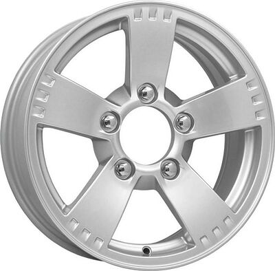 КиК Камелот 7x16 5x139.7 ET 40 Dia 98.5 сильвер