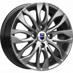 КиК Канзаши 5.5x14 4x100 ET 39 Dia 56.6 дарк платинум КиК Канзаши 5.5x14 4x100 ET 39 Dia 56.6 дарк платинум